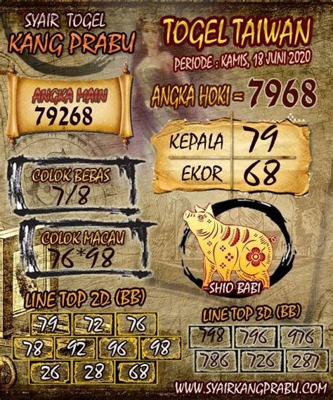 Keluwaran togel taiwan Paito Warna Taiwan