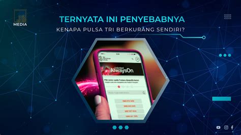 Kenapa pulsa tri berkurang sendiri  Sangat di sayangkan banyak pengguna