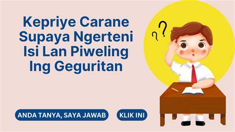 Kepriye supaya paham isine wacan  Sing kaloro wernane