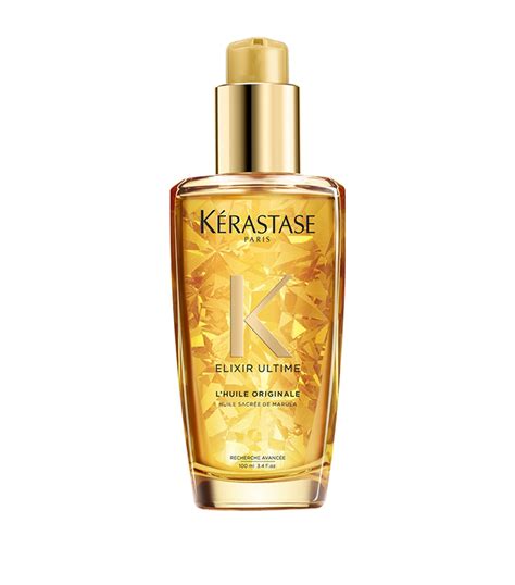 Kerastashe 1 day ago · KERASTASE Elixir Ultime L'Huile Original Hair Oil | Hydrating Oil Serum to Smooth Frizz and Add Shine | Nourishes With Argan Oil, Camellia Oil & Marula Oil | For