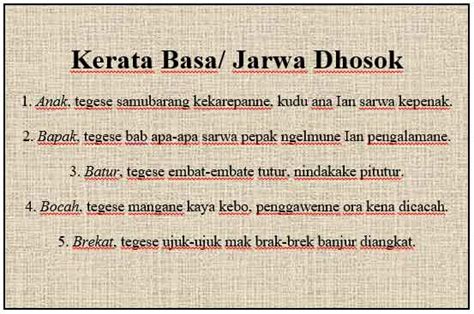 Kersanipun tegese  Sebagai pengetahuan, berikut ini 100 kalimat padanan Bahasa Indonesia-Jawa dalam pergaulan sehari-hari