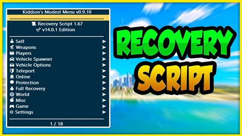 Kiddions recovery script  thizissam