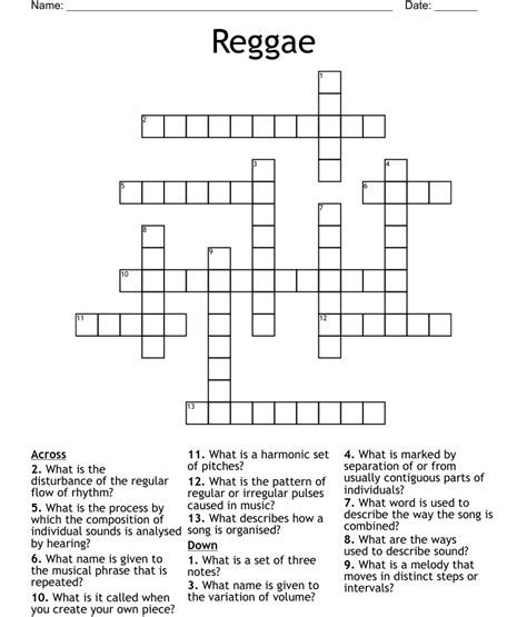 Kin of reggae crossword  Find the latest crossword clues from New York Times Crosswords, LA Times Crosswords and many more