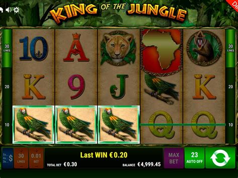 King of the jungle spiel online <s> 1 Season</s>