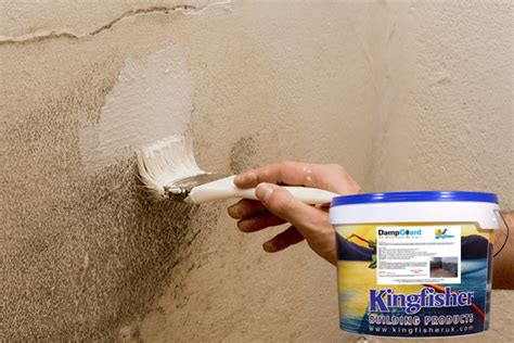 Kingfisher damp proof paint Our premium all-weather exterior masonry paint protects homes in all seasons