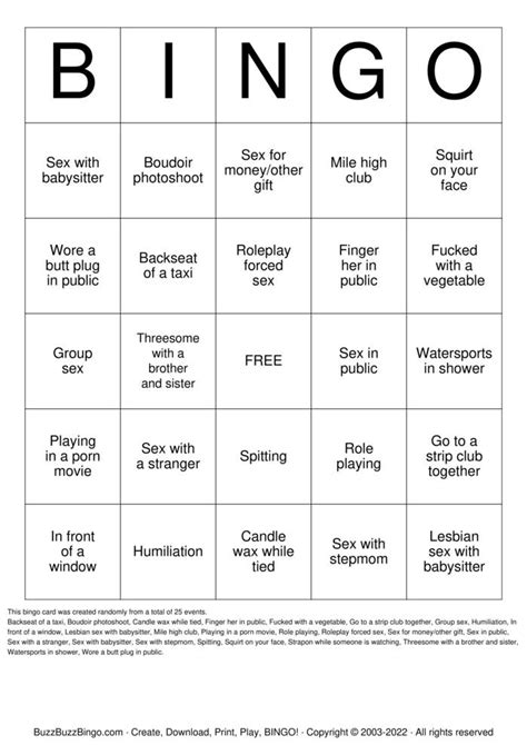 Kink bingo card generator Chinese Bingo Card Generator 