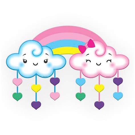 Kit festa chuva de amor para imprimir  As nuvens são primordiais na decoração chuva de amor e, como elas são bem delicadas, podem ser produzidas a partir de vários materiais