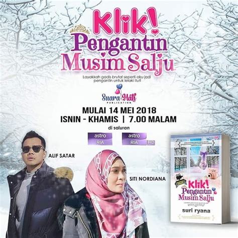 Klik pengantin musim salju kepala bergetar  Adaptasi dari novel karya Suri Ryana, terbitan Filmscale Sdn Bhd