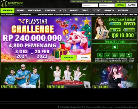 Klikwin88 login  Dan tentunya akan menjadi perlombaan kembali bagi para pembuat game judi online di dunia untuk menjadi yang ternama