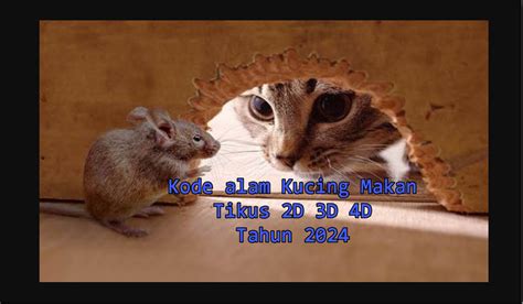 Kode alam kucing makan tikus togel  Kucing Tak Makan : 1404-7404