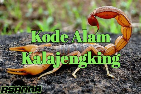 Kode alam membunuh kalajengking 2