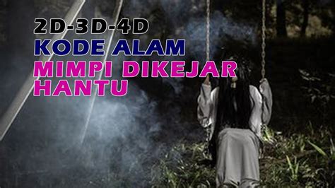 Kode alam mimpi dikejar hantu  Nomor & Arti Mimpi Menangkap Hantu; 4