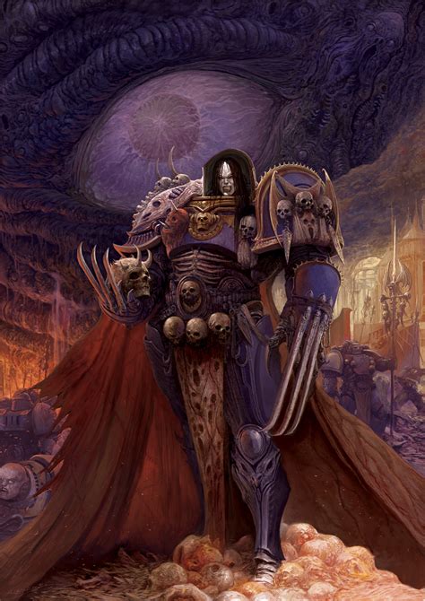 Konrad curze 40k  Curze, wishing to inflict further agony by killing Guilliman's "mother", was first stopped by a pack of Space Wolves led by Faffnr Bludbroder and then by the insane Vulkan , who forced the Night Haunter