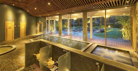 Kontraktor kolam onsen  Sedangkan ruang sauna menggunakan kombinasi panas dengan kondisi yang kering