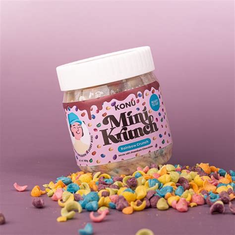 Konu mini krunch Buy KONU Mini Krunch Cereal Jar BIG online today! KONU Mini Krunch cereal jar in its biggest size! 280g of Mini Krunch goodness! Perfect for on-the go breakfast 🌾 or snack