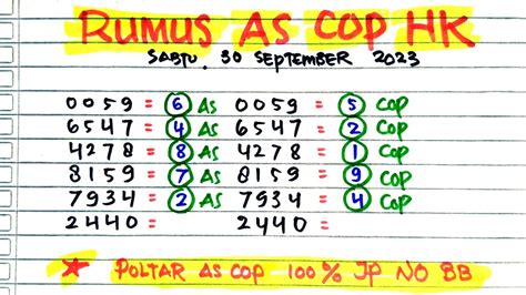 Kop hk malam ini  Rumus Jitu HK 4D Malam Ini 2023