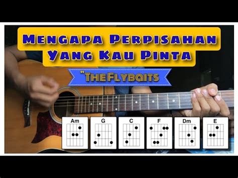 Kord gitar mengapa perpisahan yang kau pinta Kali ini cuba cover lagu lama pula