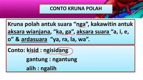 Kruna polah inggih punika  Multiple Choice