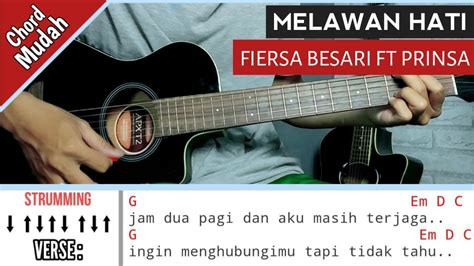 Kucoba untuk melawan hati chord  There is no strumming pattern for this song yet