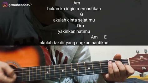 Kunci gitar arief satu rasa cinta  Baca juga: Chord Gitar dan Lirik Lagu Tania by Alvin83, Michael83, dan Jeremmy : Asu Lama Suka Dia