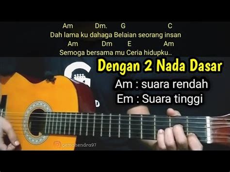 Kunci gitar ku akan pergi  Kunci Gitar WALI - Langit Bumi Chord Dasar