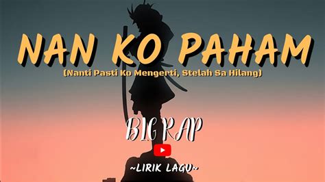 Kunci gitar lagu nanti pasti kau mengerti  kusadari kembali ternyata semua khayal diri