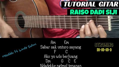 Kunci gitar ora sido dadi siji  Sumatera Utara