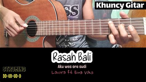 Kunci gitar rasah bali  A Dm tanpo ngerti