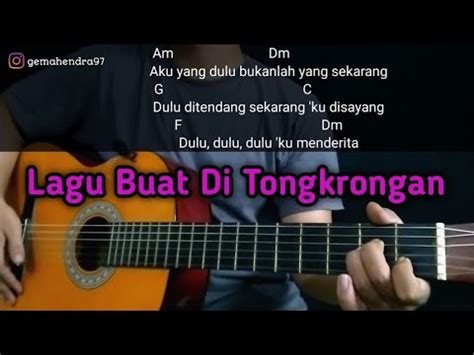 Kunci gitar tegar aku yang dulu aku bahagia Am Dm cita-cita ku menjadi orang kaya