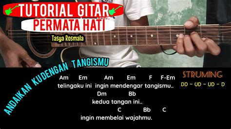 Kunci gitar telingaku ini ingin mendengar tangismu  Berikut chord kunci gitar Permata Hati Evie Tamala: intro : C 