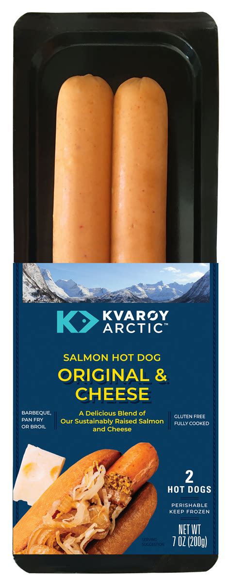 Kvaroy salmon hot dogs  Olive Oil