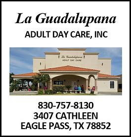 La guadalupana primary home care eagle pass RICHARD GARZA DBA LA GUADALUPANA PRIMARY HOME CARE AGENCY: Organization: Home Health: 338 N MONROE ST EAGLE PASS, TX 78852: Non-Participating Provider: NO: 1679920912: LAURA VIELMA: