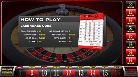 Ladbroke roulette  Player restrictions and T&Cs apply