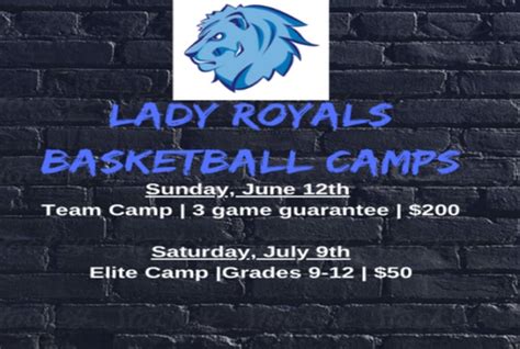 2024 Lady Royals Summer Basketball Camps - Lake Region State …