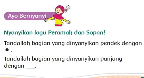 Lagu peramah dan sopan dinyanyikan dengan perasaan  14 Aug