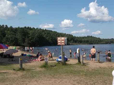 Lake of two rivers picnic ground and beach Large campsites