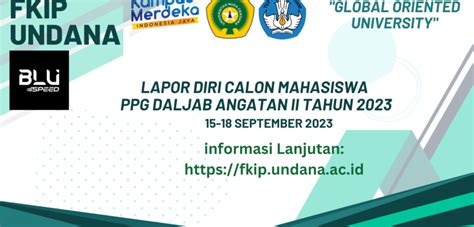 Lapor diri ppg undana 2023 Aplikasi Manajemen Data Mahasiswa PPG FKIP Universitas Nusa CendanaPelaksanaan LAPOR DIRI sesuai jadwal dari Direktorat PPG tanggal 15-16 September 2023, Tanggal 7-14 September Mahasiswa menyiapkan berkas – berkas Lapor Diri