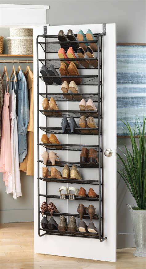 WEXCISE Narrow Shoe Rack 10 Tiers Tall Shoe Rack for Entryway 20-24 Pairs  Sho