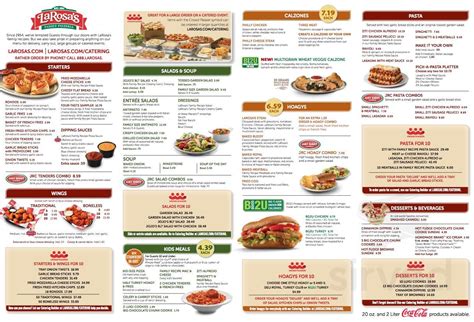 Larosa's pizza jackson menu Specialties: Over the past 10 years, we've grown up with Amelia families