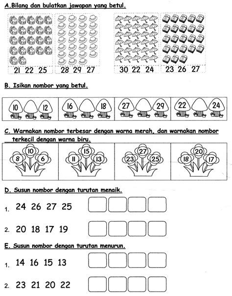 Latihan matematik prasekolah 6 tahun pdf  17