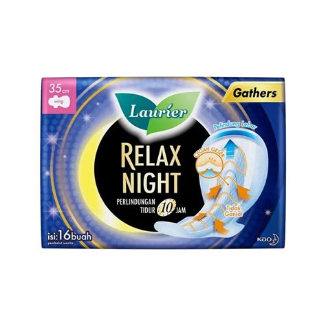 Laurier relax night gathers 35cm 8p  Kategori