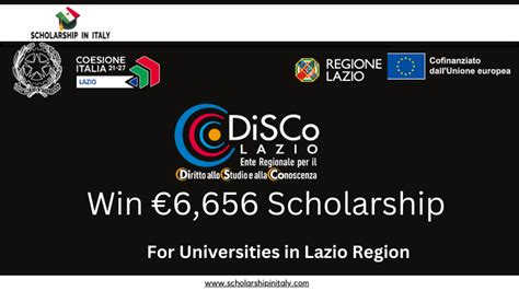 Lazio disco scholarship login  Roma , Italy