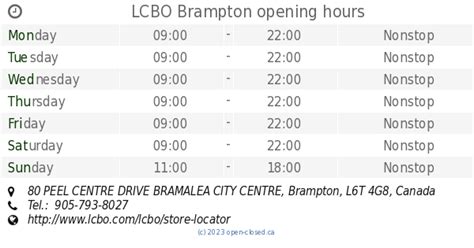 Lcbo timings brampton  LCBO advises Ontarians to 'shop early' for the holidays