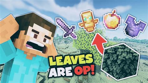 Leaves drop op items mod Become a Channel Member that if you want to use this mod in a youtube video or anything like that, link the mod page and my twitter in the description, thank you :D Anyways that's it, enjoy Minecraft But Sand Drop OP Items :) Compatibility: Minecraft 1