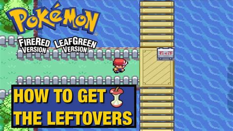 Leftovers pokemon leaf green  Note that you cannot pick up an item if the Pokemon with Pick Up has an item attached to it at the end of the battle