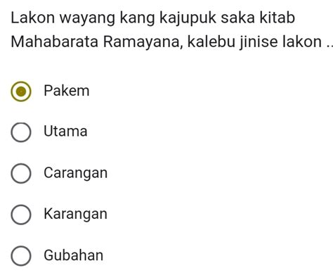 Legendha kuwi kalebu jinise sastra Katrangan kasebut nuduhake yen kacang lanjaran sajrone bumbu urapan iku nduweni teges kang wigati kanggo panguripane manungsa ing alam Donya