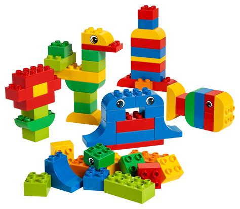  LEGO DUPLO Classic Creative Building Time 10978 Bricks Box,  Learning Toy for Toddlers & Kids 18 Months Old, with Unicorn, Heart and  Giraffe Toys : Toys & Games
