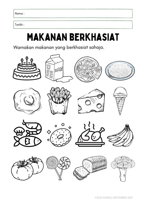 Lembaran kerja makanan tidak berkhasiat  lembaran-kerja-2