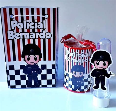 Lembrancinhas de policial militar  Fantasia infantil policial militar