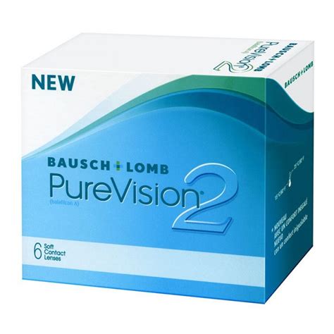 Lentile de contact cu dioptrii permanente pret  Bausch & Lomb Pure Vision 2HD Astigmatism lunare - 6 lentile / cutie (de la -9,00 dpt